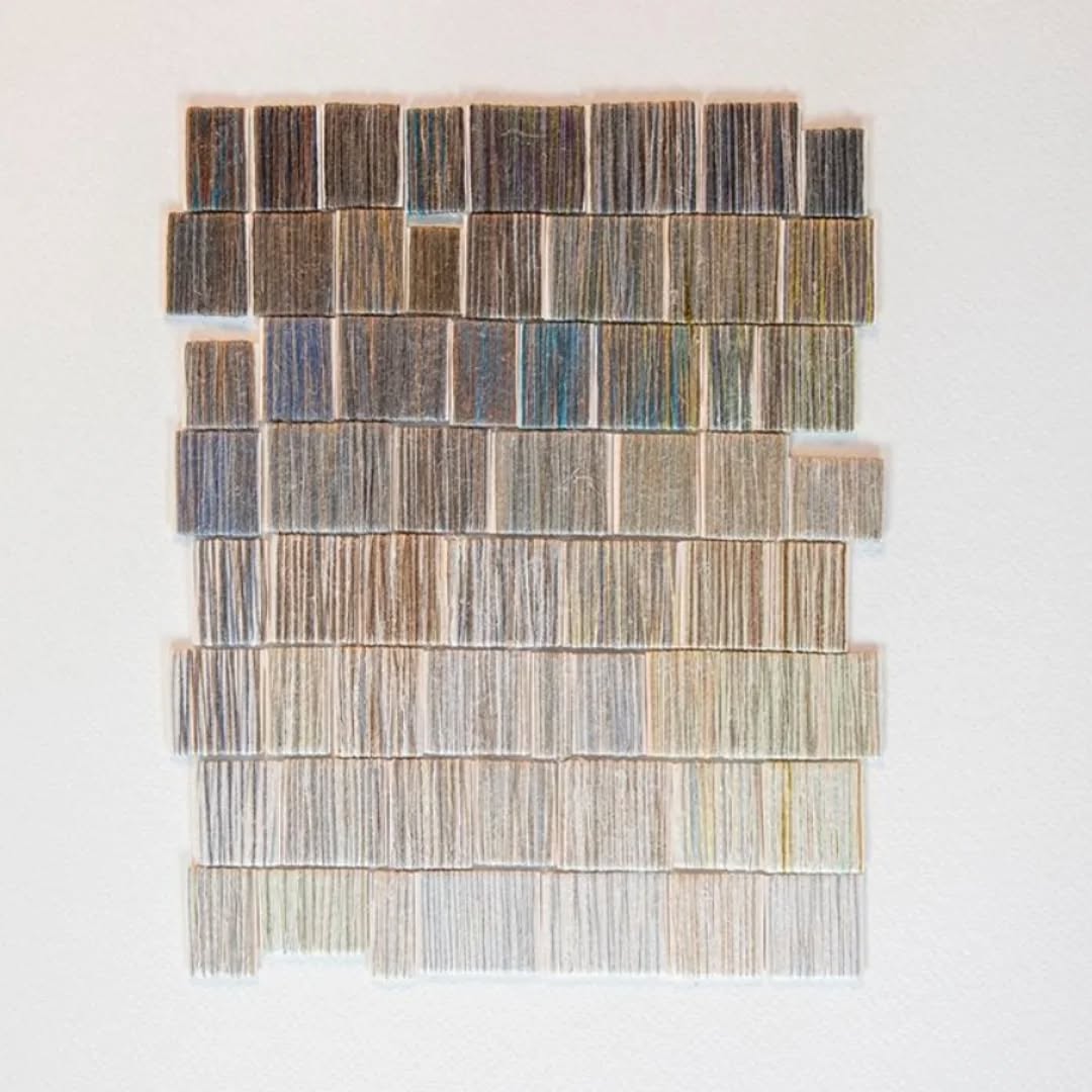 Winter Light 2026
Kollaasi, pellava ja puuvilla langat, akvarellipaperi

#textileart 
#tekstiilitaiteilijattexory
#ornamonteosmyynti 
@texo_ry 
@teosmyynti